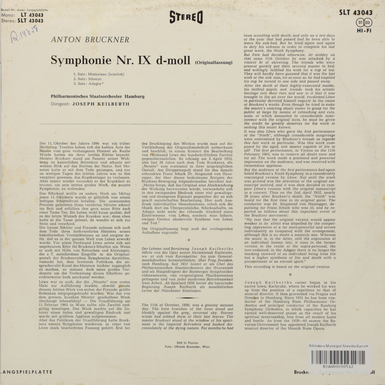 Bruckner: Symphonie Nr. IX d-moll