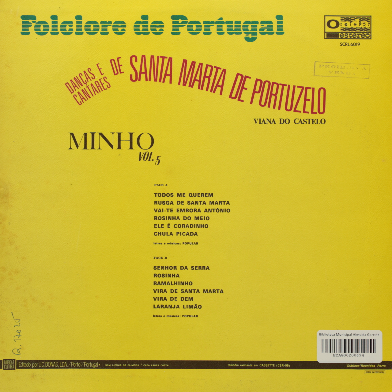 Folclore de Portugal - Minho Vol. 5