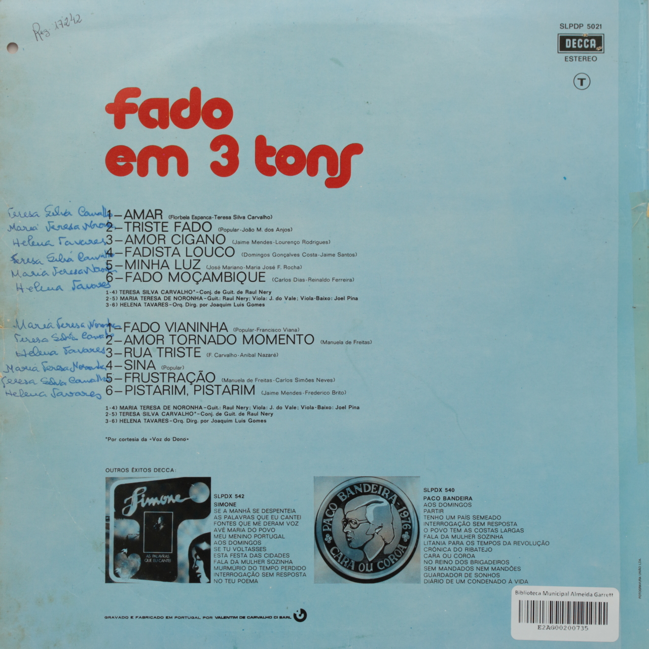 Fado em 3 tons