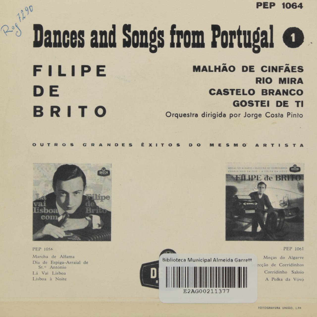 Dances and Songs from Portugal 1