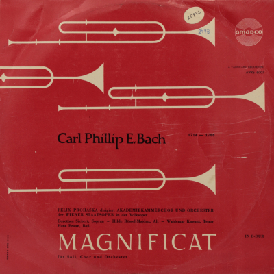 Bach, CPE: Magnificat