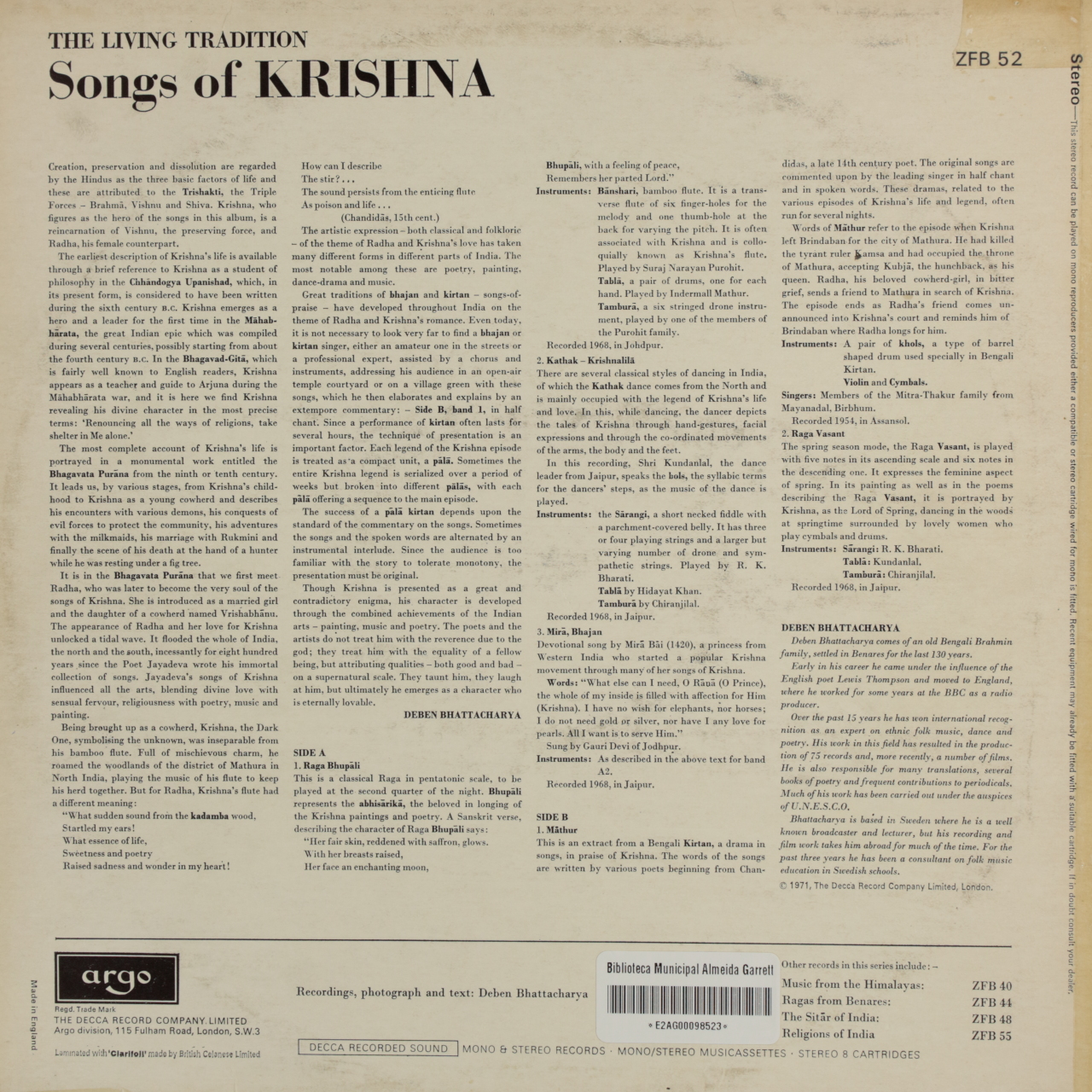 Songs of Krishna