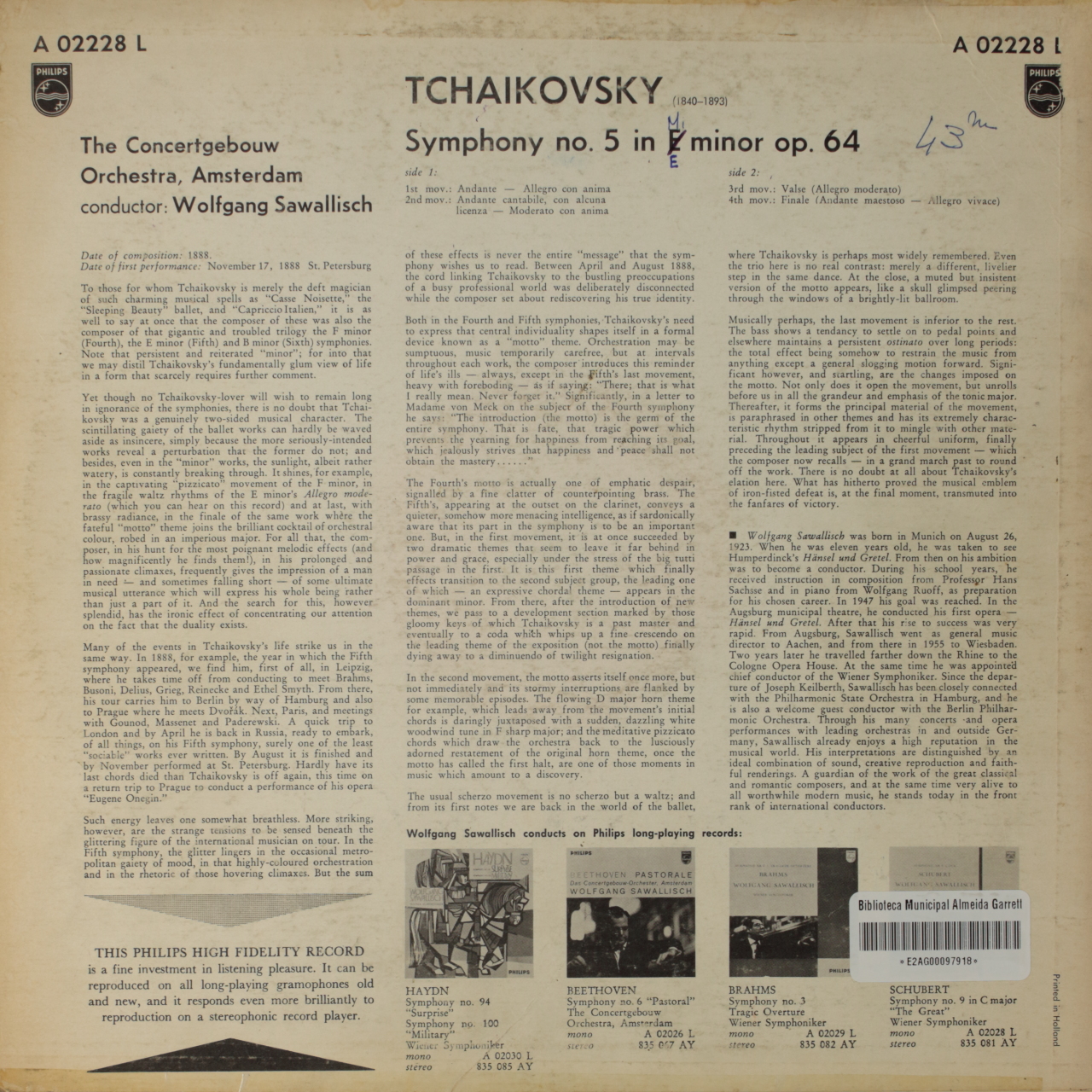 Tchaikovsky: Symphony Nº 5