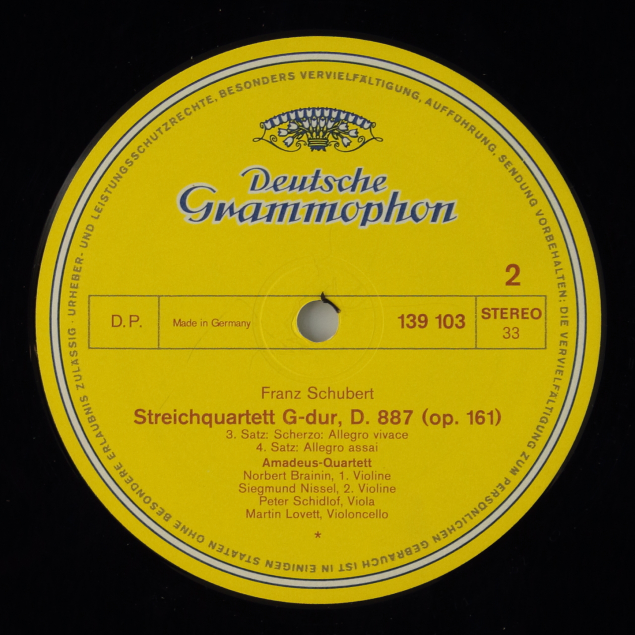Schubert: Streichquartett G-dur