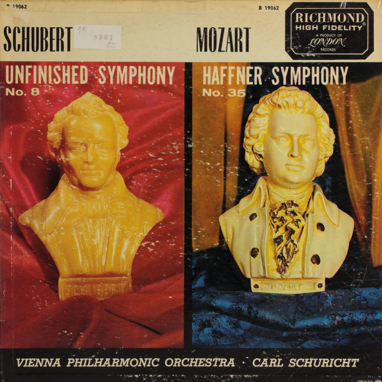 Schubert: Unfinished Symphony No. 8 / Mozart: Haffner Smyphony No. 35
