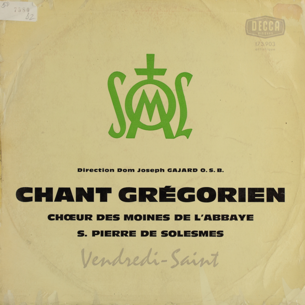 Chant grégorien - Vendredi Saint