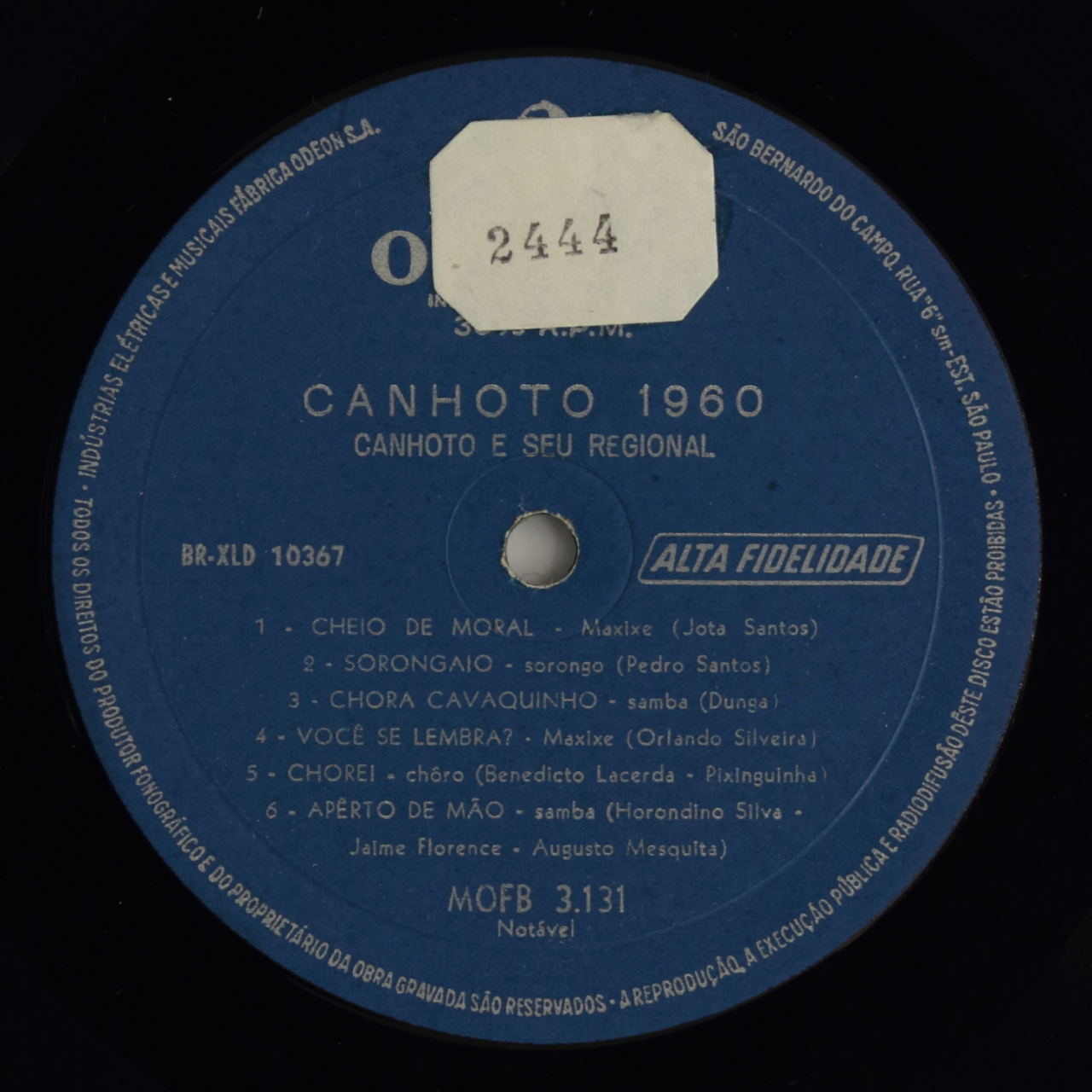 Canhoto 1960