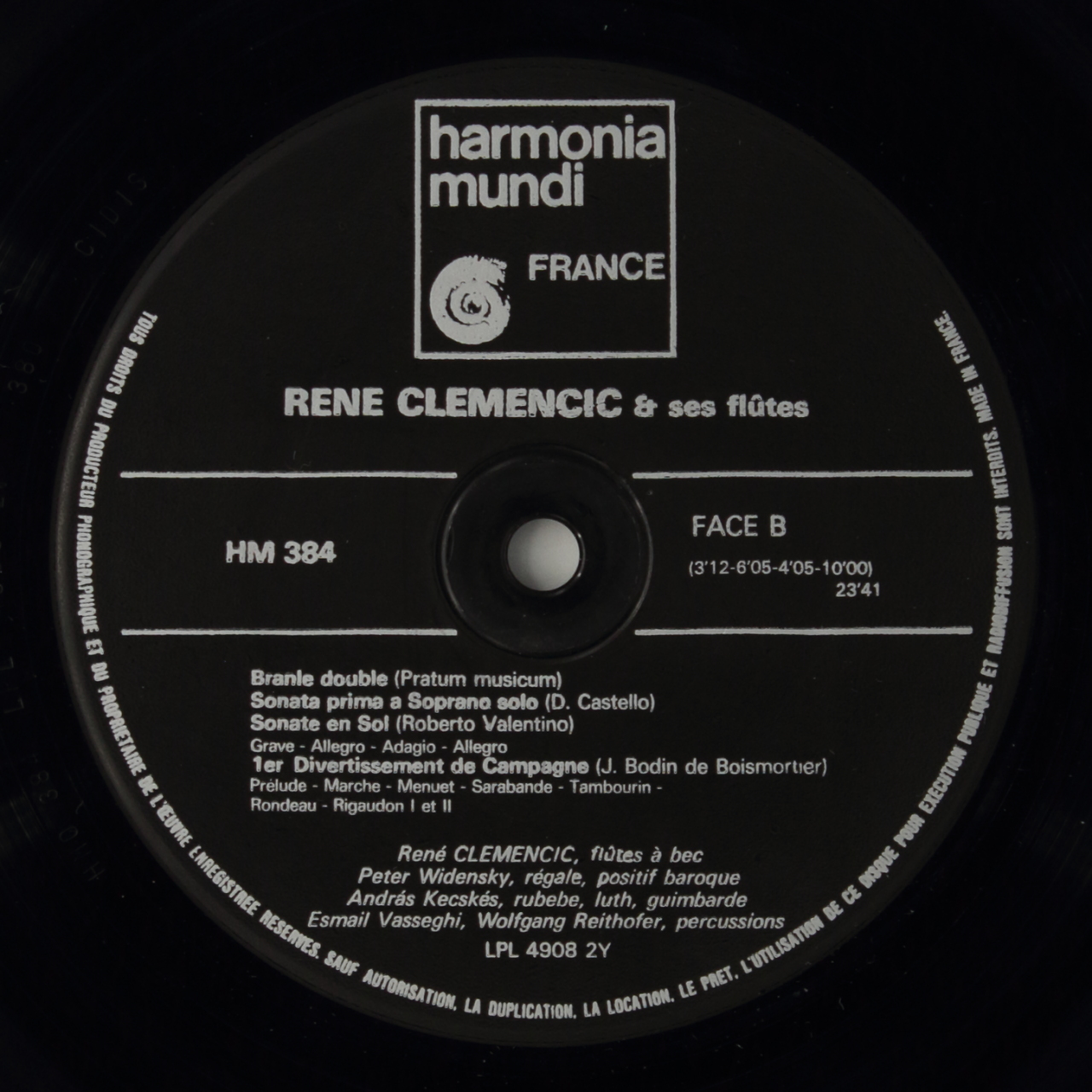 René Clemencic et ses flûtes
