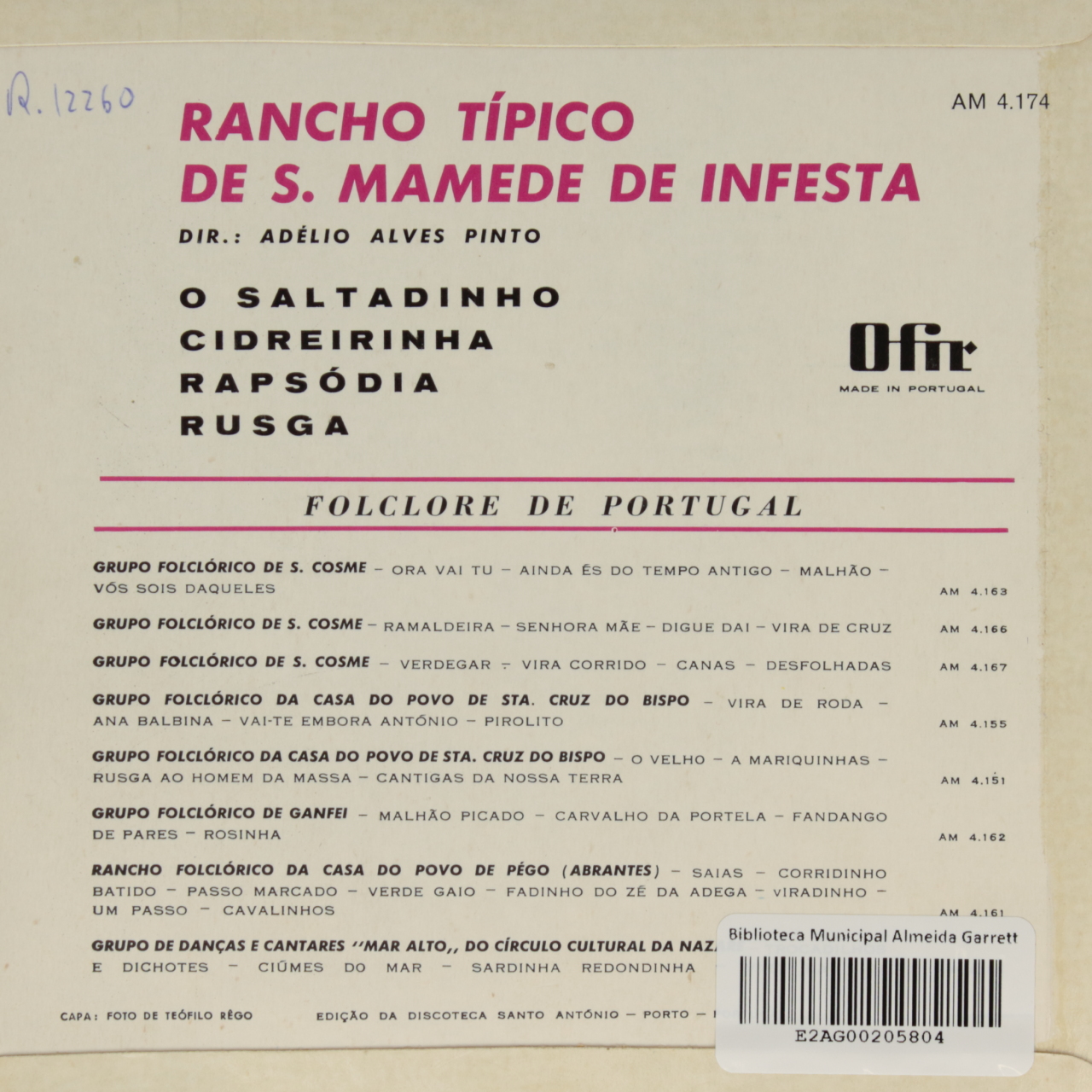 Rancho Típico de S. Mamede Infesta