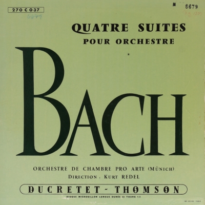 Bach: Quatre suites pour orchestre