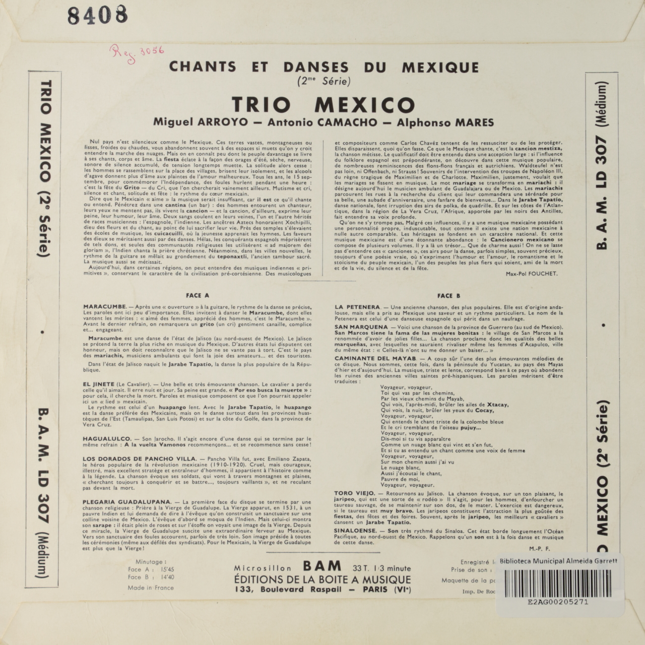 Chant et danses du Mexique (2me Série)