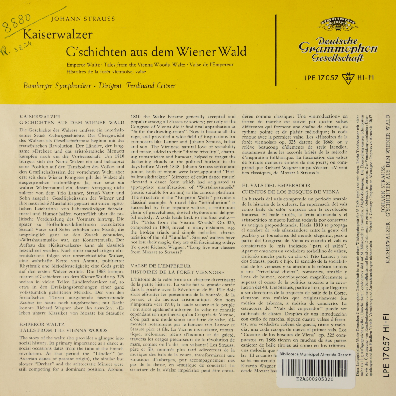Strauss, Richard: Kaiserwalzer/Gschichten aus dem Wiener Wald