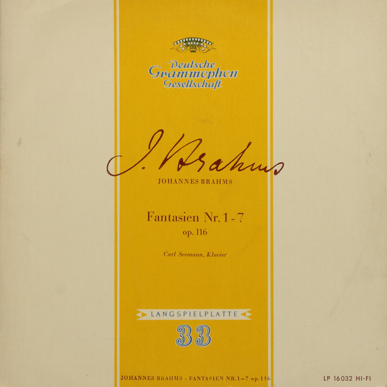 Brahms: Fantasien Nr. 1-7 op. 116