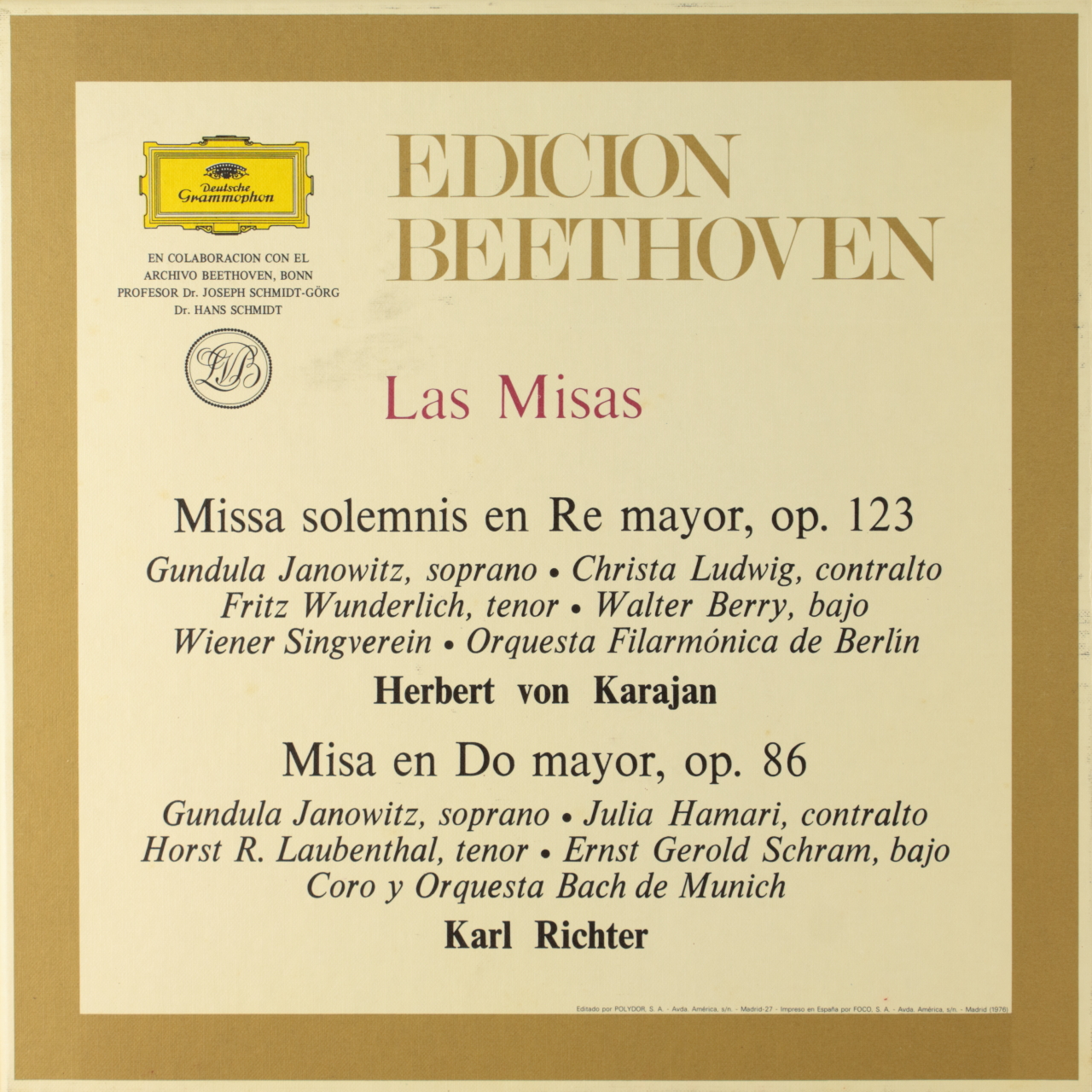 Beethoven: Las Misas