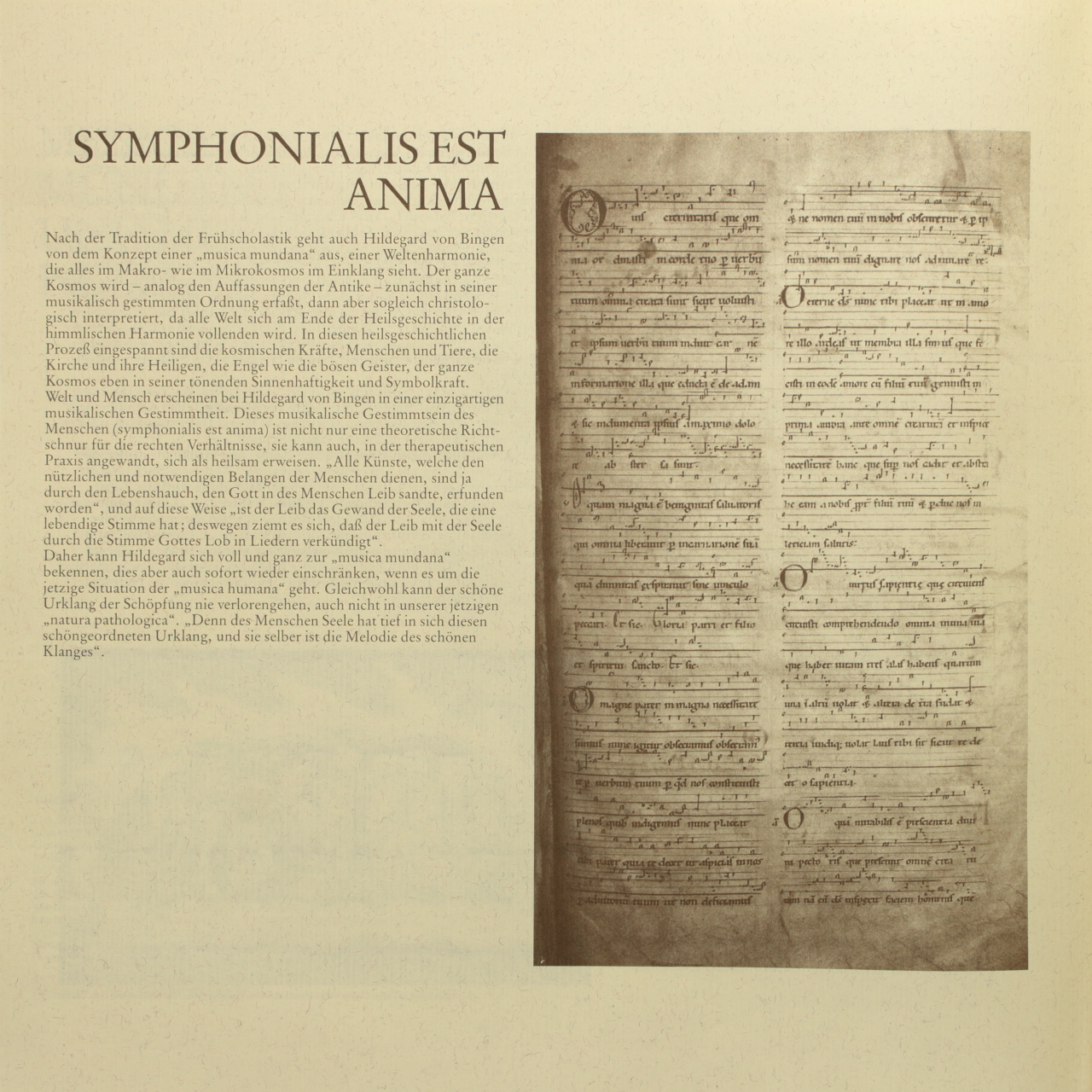 Von Bingen: Musica Medicina - Symphonialis est Anima