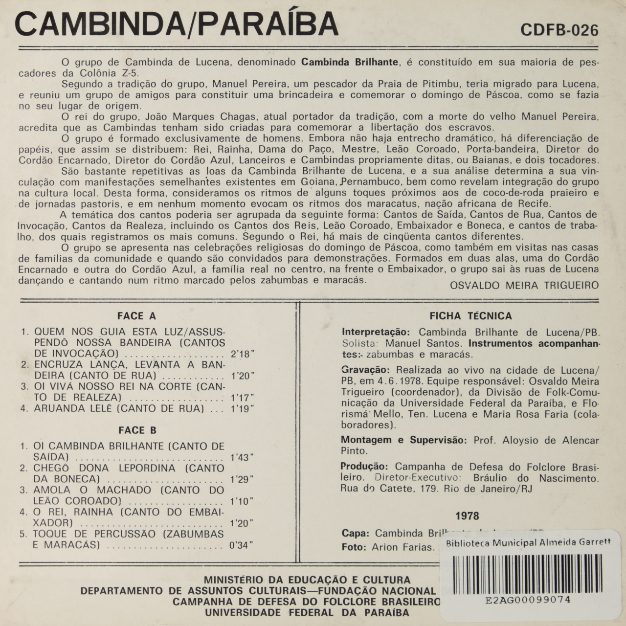 Cambinda/Paraíba
