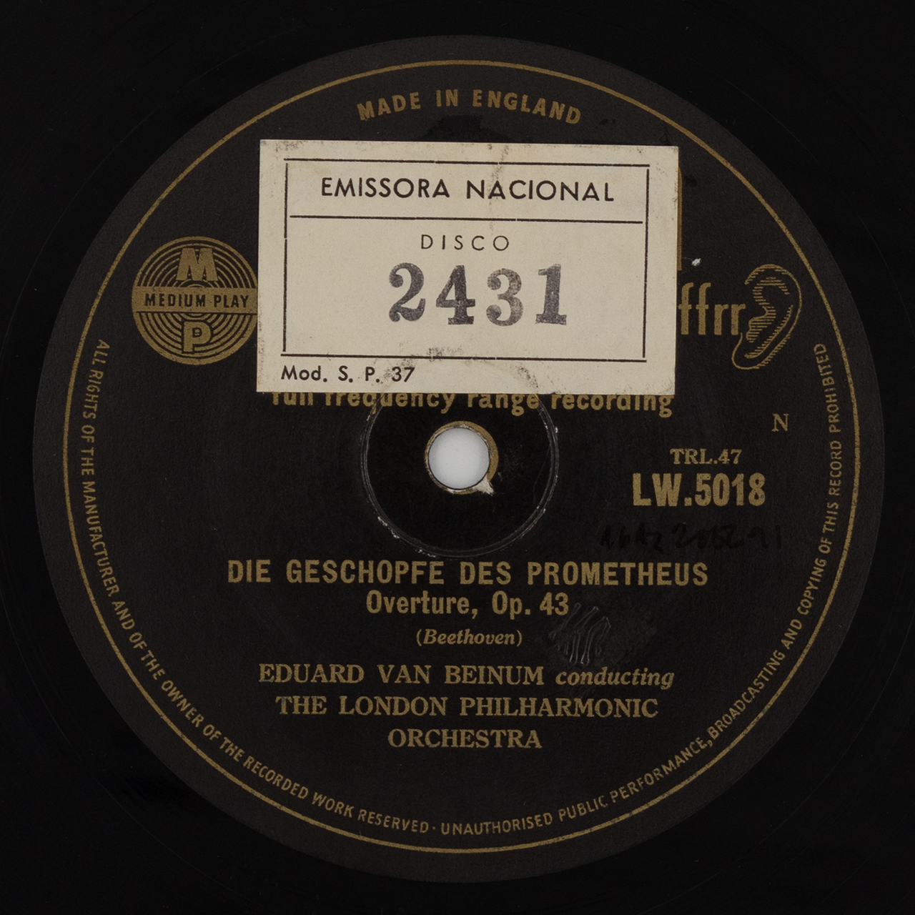 Beethoven: Die Geschoppe des Prometheus - Overture, Op. 43 / Fidelio - Overture,  Op. 72B