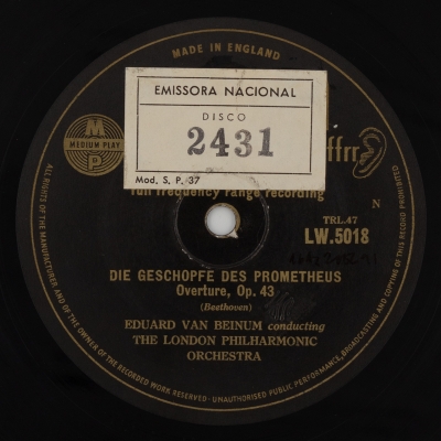 Beethoven: Die Geschoppe des Prometheus - Overture, Op. 43/Fidelio - Overture,  Op. 72B