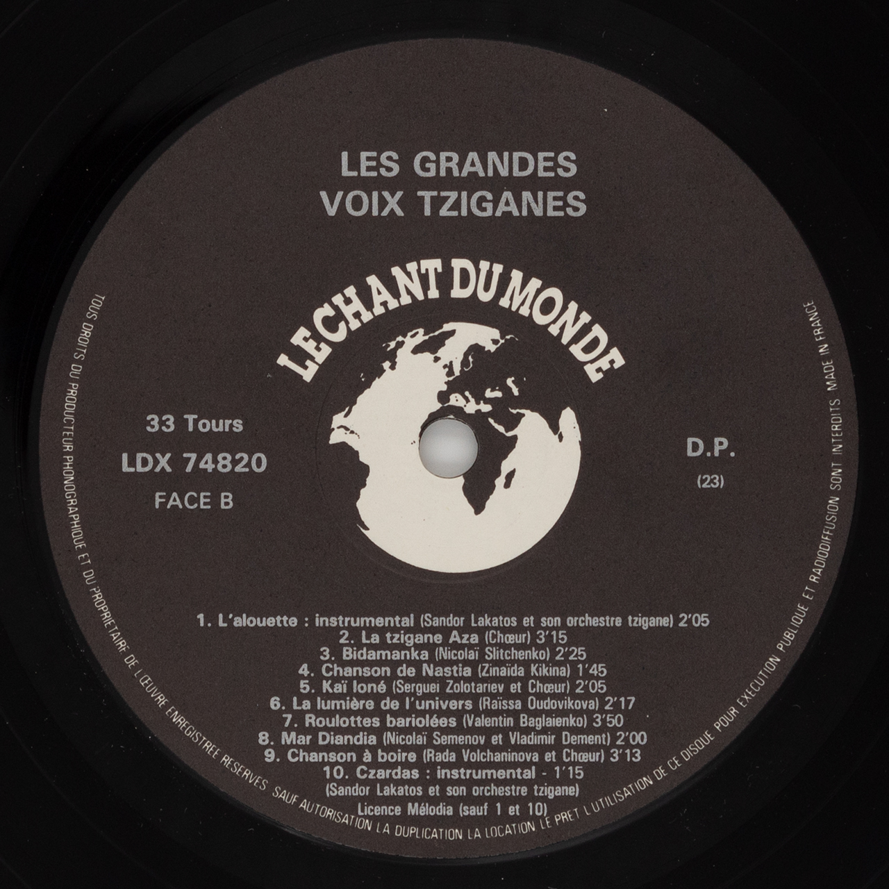 Les grandes voix tziganes