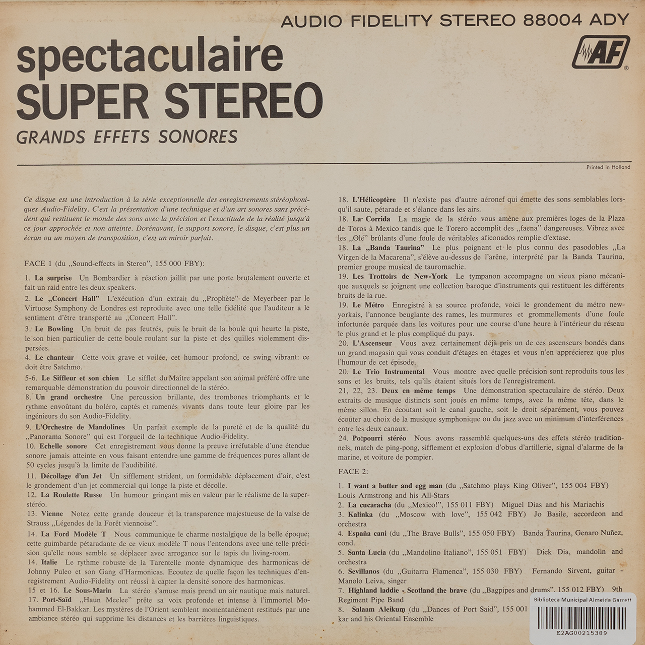 Spectaculaire Super Stereo