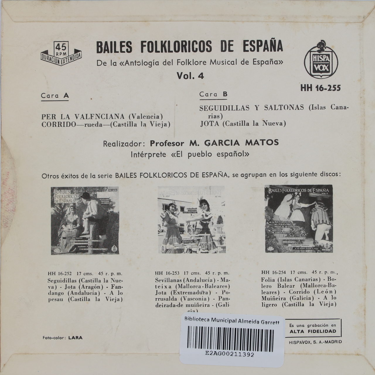 Bailes folkloricos de España Vol. 4
