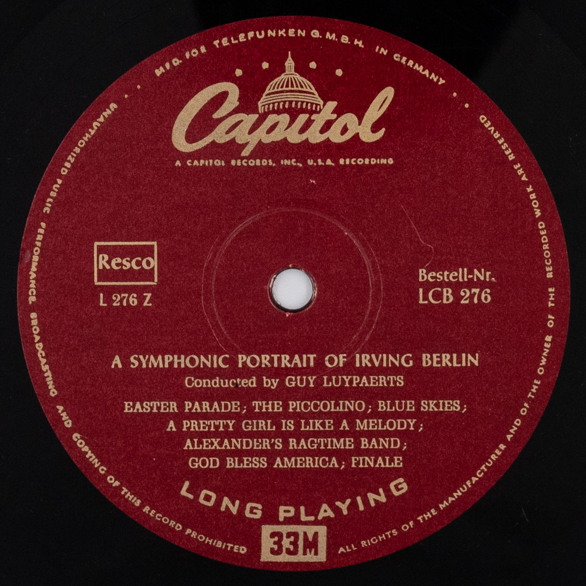 A Symphonic Portrait of Irving Berlin