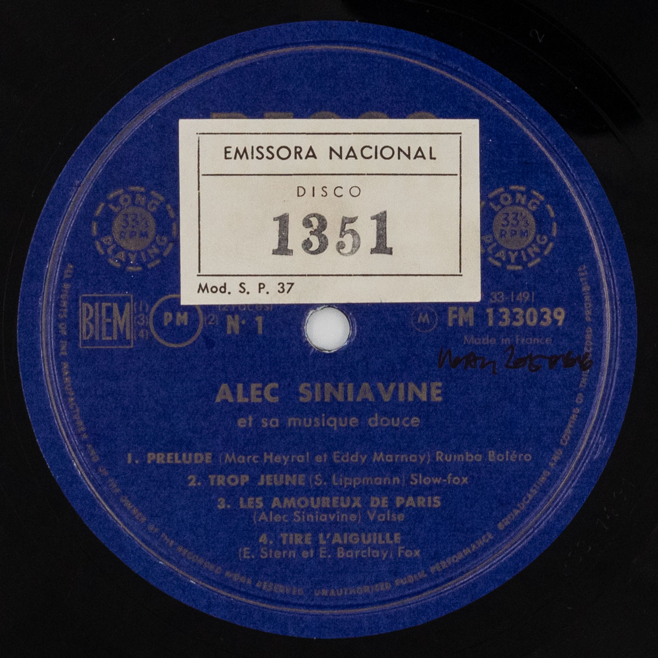 Alec Siniavine et sa musique douce