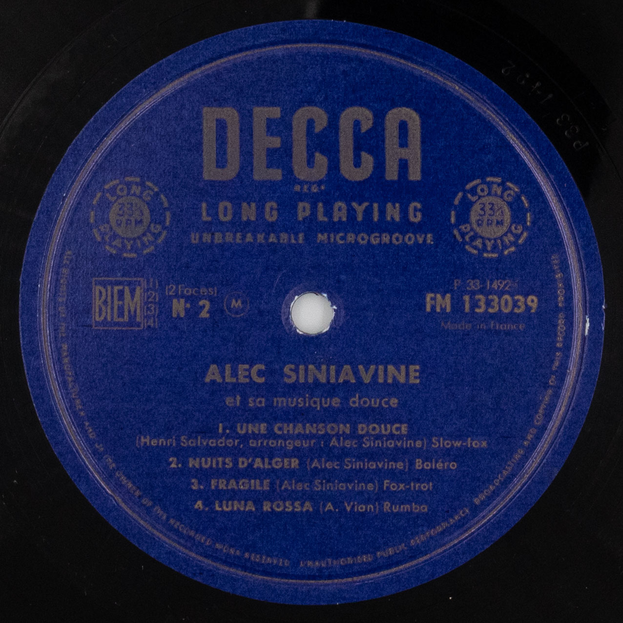 Alec Siniavine et sa musique douce